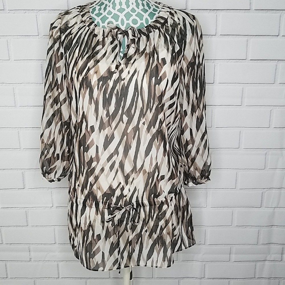 DANA BUCHMAN | SHEER BLOUSE